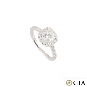 Radiant Cut Diamond Ring 1.14ct F/VS2